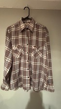 Vintage Wrangler Long Sleeve Plaid Shirt Size L