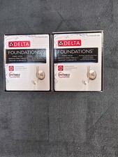  2 Delta Foundations Towel Hook Spotshield, Brushed Nickel Finish