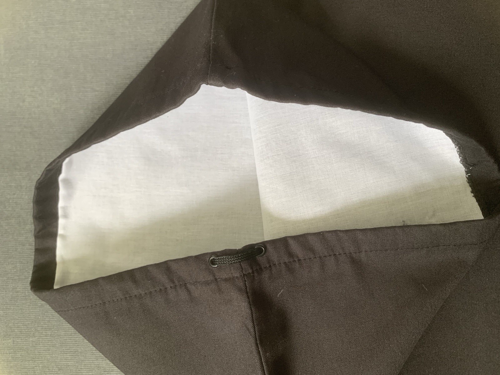 Sacchetto antipolvere Yves Saint Laurent grande nero foderato con coulisse nuovo EXC 67cmx36cm