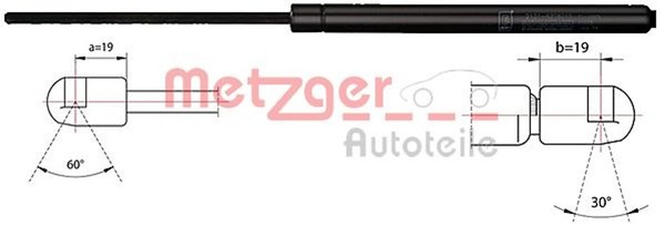 Gasfeder Motorhaube Metzger Autoteile 2110455 FüR Audi A6 C6 4F5 Avant 4F2 4FH-image