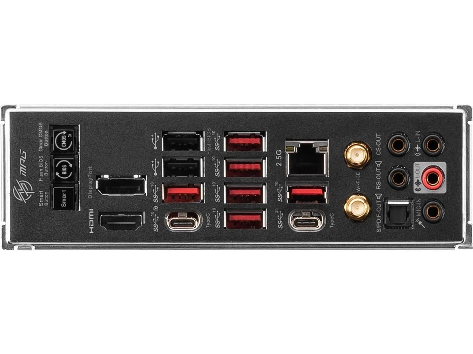 MSI MPG X670E CARBON WIFI DDR5 AM5 AMD Ryzen™ 7000 Series SATA 6Gb/s  ATX - Image 4 of 4