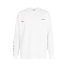 Reebok x Pyer Moss White Long-Sleeve Logo T-Shirt   Women  s Sweatwear