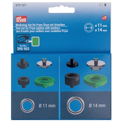 8 PCS Tool Set for 11mm 14mm Eyelets with Washers Grommet Hand Tool Kit