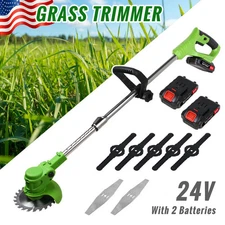 Weed Trimmer Lawn Electric Brushles 2-in-1 Cordless String Grass Trimmer Cutter 