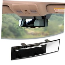 Rear View Mirror for Car, Mirrors Universal 12 Inch Interior Clip On white