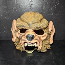 2004 Disguise Company Werewolf Halloween Mask Wolfman Heavy Rubber