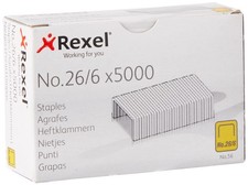 Rexel No.56 26/6 Staples for Standard Staplers, For Stapling Upto 20 Sheets, Use