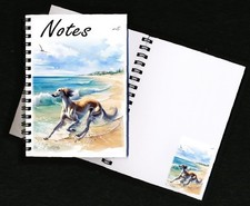 Saluki Dog Notebook/Notepad + small image on each page by Starprint