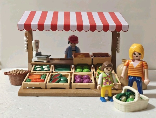 Playmobil Mercado de Hortalizas y Frutas 