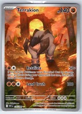 Terrakion 135/086 Illustration Rare White Flare Pokemon Holo Near Mint on eBay