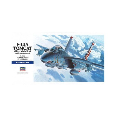 Hasegawa 1/72 US Navy F-14A Tomcat High-Vis Plastik Modellbausatz E3 Neu Japan