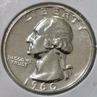 1960-P Silver Proof Washington Quarter 90% Silver Uncirculated US Coin 25c