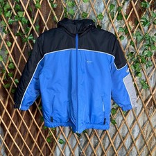 Vintage Y2K Nike youth reversible 2000s zip up puffer jacket