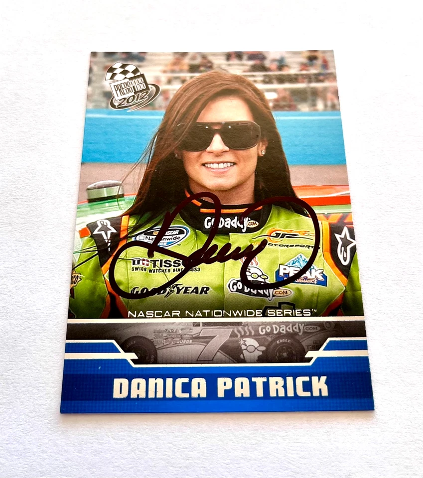 Danica Patrick NASCAR 2012 Press Pass #42 Autographed Signed - Image 2 of 3
