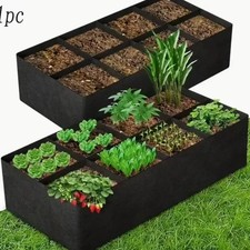 Pflanzsack Gem&uuml;segarten Wachstumsbeutel Gartentopf 8 F&auml;cher
