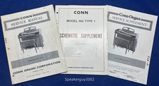 Original Conn Organ Service Manual / Caprice 466 Type 1