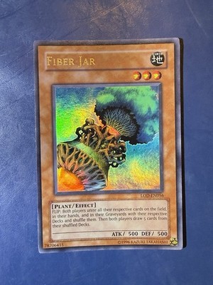 Konami Fiber Jar LOD-EN056 Legacy of Darkness Holo Plant Effect ATK 500 DEF 500