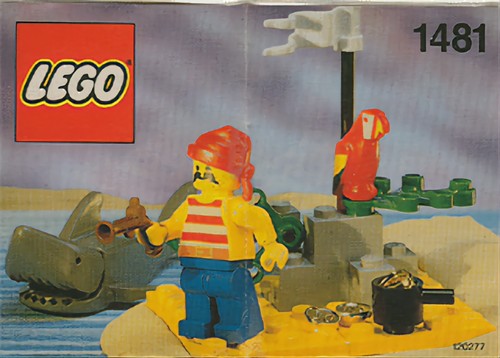 LEGO 1481 Desert Island INSTRUCTIONS ONLY - Picture 1 of 1
