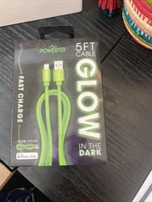 GLOW IN THE DARK 5FT ADAPTER TYPE iPhone