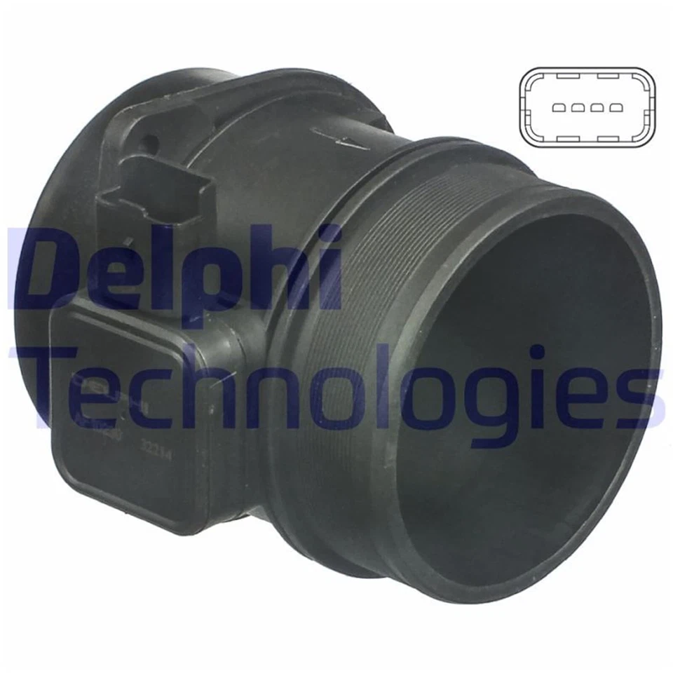 DELPHI Débitmètre Convient pour Citroën C-Crosser C5 C8 Jumpy Fiat Scudo - Photo 2/2