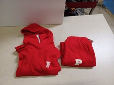 PINK Ivy Fleece Campus Pullover Hoodie, S  Ivy Fleece Campus Sweatpants, XS 