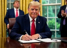 Donald  Trump Oval Office AI Generated Photo MAGA White House, USA 8X10 Print