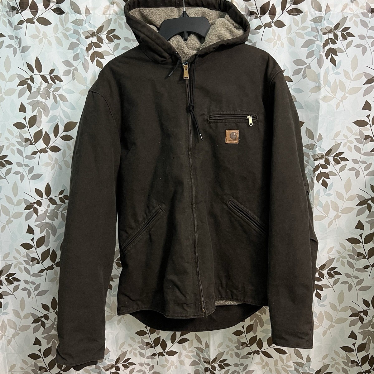 Vintage Y2K Carhartt J141 WAL brown Sierra work wear jacket Medium