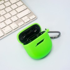 Green Silicone Cover Storage Case Skin For Bose QuietComfort Earbuds II f