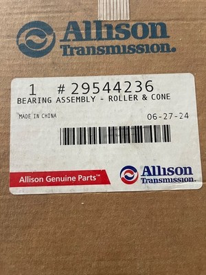 allison transmission bearing # 29544236 BEARING ASSEMBLY - ROLLER & CONE