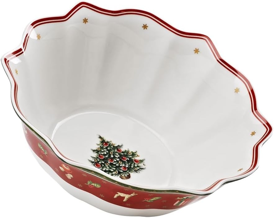 Villeroy & Boch Salad Bowl Toy's Delight 12 x 31 cm , Red, Large