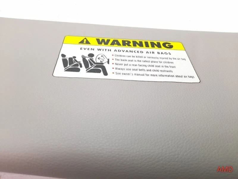 Viseira solar 2006 BMW 525i 525xi 530xi 530i E60 dianteira esquerda driver vinil cinza - Imagem 4 de 4