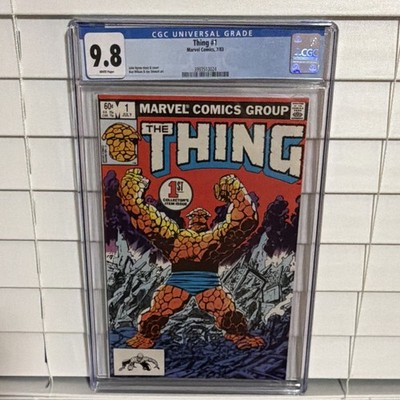 Marvel Comics Thing #1 CGC 9.8 First Printing White Pages Universal 1983
