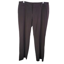 AB Studio Womens Size 14 Brown Solid Dress Pants