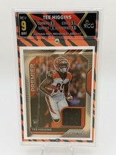 2020 Panini Prizm Premier Jersey Tee Higgins Rookie #17 Bengals RCG 9