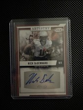 2024 SAGE ARTISTRY NICK DeGENNARO ROOKIE AUTO CARD