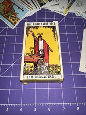 The Rider-Waite Tarot Deck with Book by Arthur Edward Waite 78 Cards 1971 - Bin2