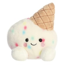 Aurora, 34075, Palm Pals Sprinkle Ice Cream 5In, Soft Toy, White Brown