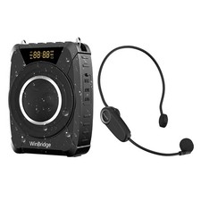 20W Voice Amplifier Bluetooth Wireless Mic Waterproof Portable PA Speaker M801