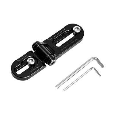 Metal Mini L Bracket Quick Release Plate Foldable 1/4 for Camera Monitor Stand