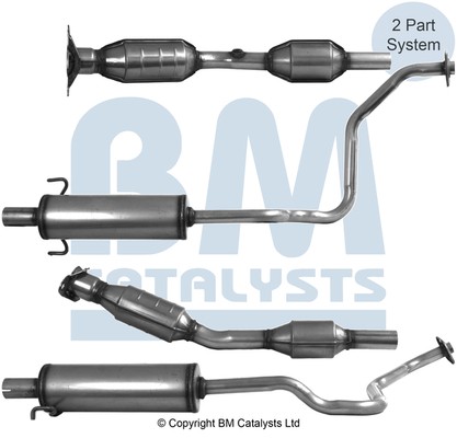 BM Catalysts BM92298H Katalysator FüR Prius 1.5H 09.03-12.09 Toyota-image