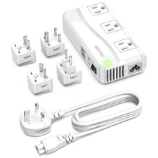 Universal Travel Adapter 220V to 110V Voltage Converter