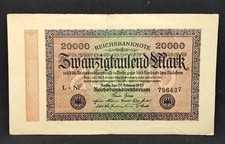 1923 Germany 20000 Marks 796437