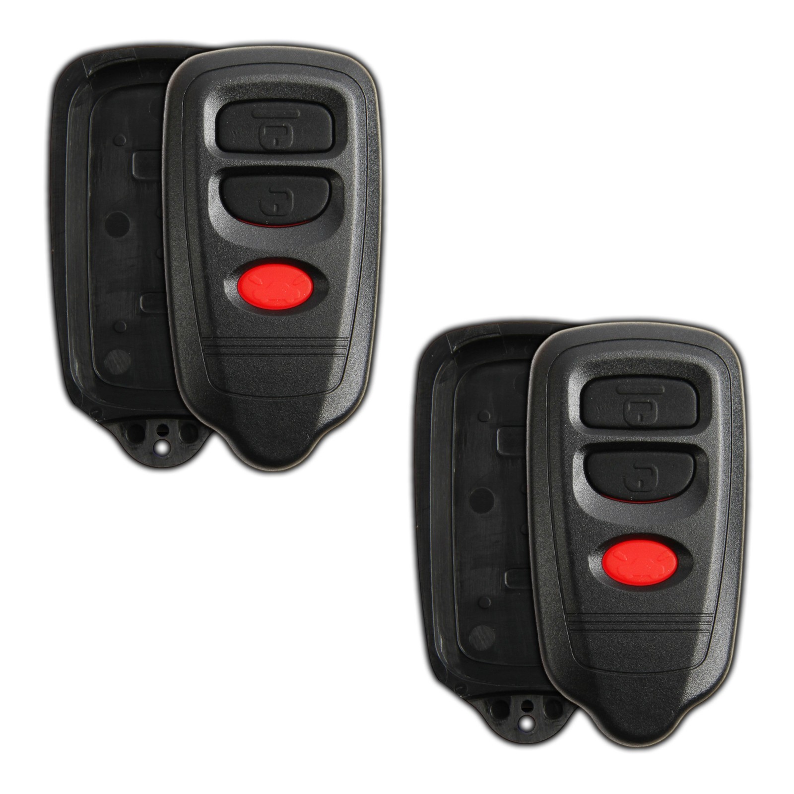 2 Key Fob Remote Shell Case Replacement for Isuzu HYQ1512R