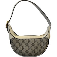 Gucci Borsa Donna Ophidia Mezza Luna Bianca