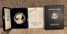 1999 P American Silver Eagle Proof  Dollar $1 Box & COA US Mint Bullion OGP