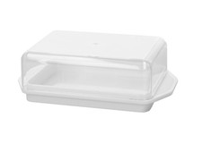 METALTEX® KÜHLSCHRANK BUTTERDOSE für 250 g Butterbox Butterbehälter Kunststoff