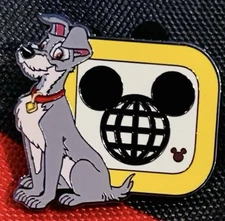Disney WDW 2025 Hidden Mickey Tramp  Dog Wave B HTF Pin