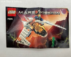 LEGO Mars Mission Instruction Booklets Lot of 4 Manuals 7644 7646 7695 7699