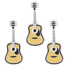 Set of 3 Emaille-gitarren-anstecknadel Anstec...