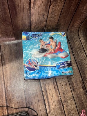 H2OGO! Galaxy Glider Kids Ride-On Pool Float 53.5  x 53 